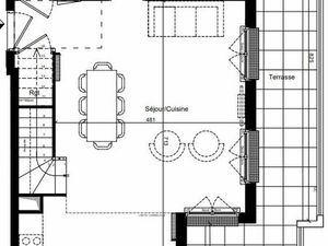 Vends Duplex 100m2 dernier étage terrasse 27m2