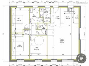 Location maison Froidfond 97m2