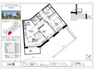 Appartement 3 pièces 65 m²