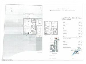 Location 2ème maison jumelle neuve T4 10 rue Didier Couèque