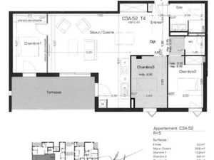 Location appartement 4 pièces 82 m² à Beziers (34500)  1 090 €