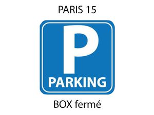 Parking / box 12 m2 - 75015 PARIS - Boulevard Lefebvre - Saint-Lambert - Parc d'expo Porte