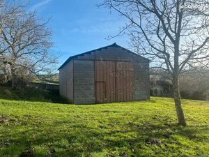 Terrain avec hangar+pré