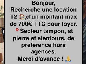 Recherche logement t2