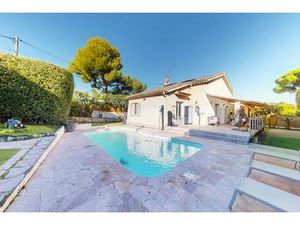 LE CANNET - Maison individuelle 113m2 + 70m2 de combles - 4 chambres - Piscine - Au calme