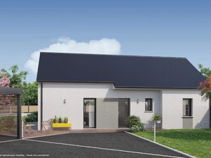 Vente maison neuve 4 pièces 82 m² à Lanvénégen (56320)  136 626 €