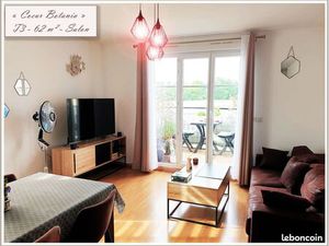 Vauréal Croix-Lieu – T3 62m² + 2 chambres - balcon + 2 parkings sous-sol - Pas d'agence