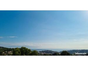 Grand T3/T4- 78 m² à Vallauris – Balcon vue mer imprenable