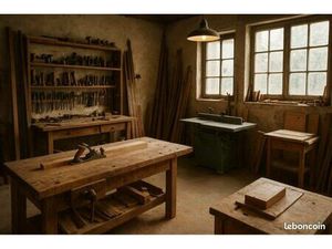 Recherche atelier ou maison avec atelier pour ébéniste