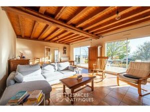 Maison contemporaine avec vue panoramique sur la vallée de la Loire