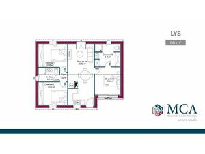 Vente maison 3 pièces 70 m² Auros (33124)