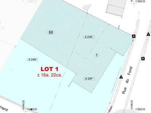 Terrain à vendre à Rue du Fond 1 Biercée (VBD59055)