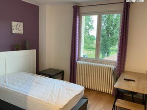 Chambre meublée dans résidence partagée TOUTES charges comprises de 1 à 12 mois
