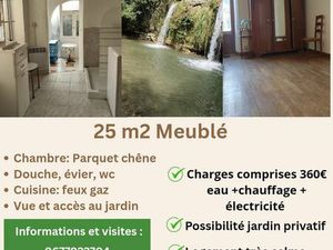 Location Studio Meublé