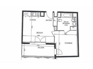 Location appartement  39.57 m² T-2 à Toulouse  608 €