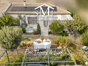 Cuxac  au calme  Villa T5 de plain pied avec clim  poele et