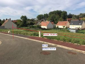 Vente terrain à batir 513 m² à Noyon (60400)  50 000 €