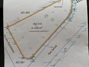 Vente terrain à batir 506 m² à Saint-Just-en-Chaussée (60130)  75 000 €