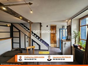 Maison de bourg -3 pièces - 2 chambres- garage- cuvage- LES MARTRES DE VEYRE (63730)