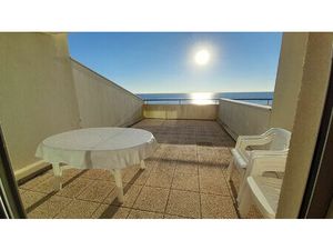 Saint Gilles Croix de Vie : Studio avec grande terrasse et vue imprenable sur la mer