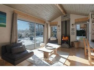 Maison ossature bois comme un refuge contemporain