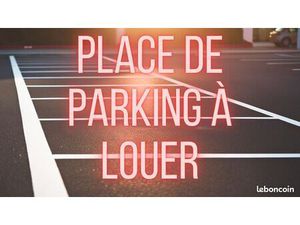 Place de parking à louer – 50 / mois