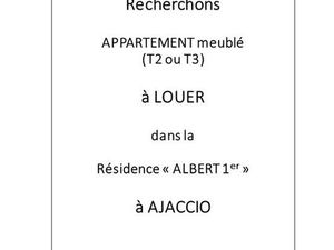 Recherche location - Résidence