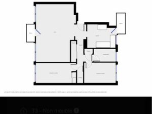 Location d'un T3 non meublé au 17 Résidence les Ormes  78700  Conflans-Sainte-