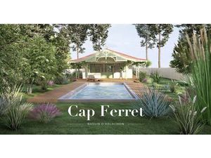 Cap Ferret - Claouey : Terrain d’exception situé à 150m de la plage avec permis de constru