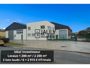 Entrepot 1 200 m² env. sur 2 212 m² - Idéal investisseur