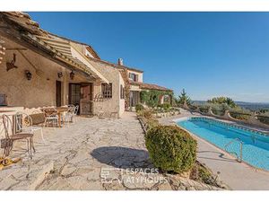 Villa d'Exception 265 m² à Cabris - Vue Mer Panoramique  Parc de 6283 m²  Piscine...