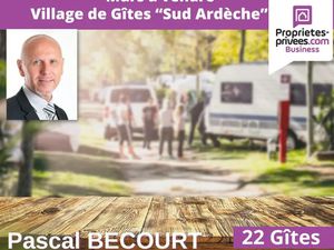 ARDECHE - DOMAINE TOURISTIQUE 3 HECTARES  GITES  CHALETS