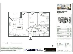 Location Appartement 3 pièces 65m² MARQUETTE LEZ LILLE 59520