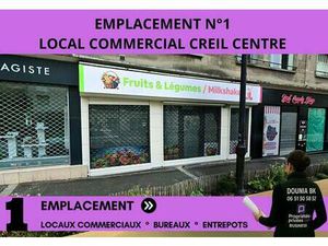 EMPLACEMENT RARE À CREIL - LOCAL COMMERCIAL 58 m²