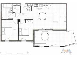 Vente appartement 3 pièces 66 m² Uzès (30700)