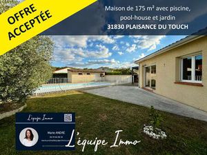 Maison de 175 m2  Maison T5 de 117 m2 et Maison T3 de 57 m2 sur parcelle de 2028 m2.