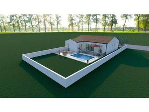 Terrain avec maison neuve à vendre