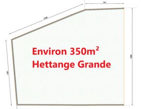 en vente Terrain non constructible 350 m² – 158 000 € |Hettange-Grande