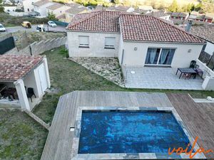 Ref - Bataille - 5 min Carcassonne - Maison133m² hab - 3 chambres - Garage - Piscine