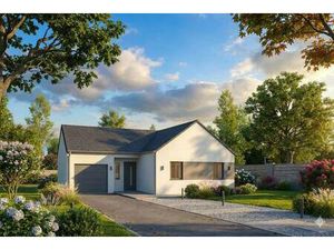 Terrain avec maison neuve à vendre