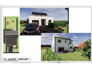 Terrain avec maison neuve à vendre