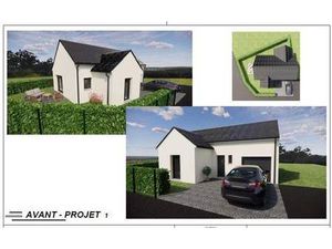Terrain avec maison neuve à vendre