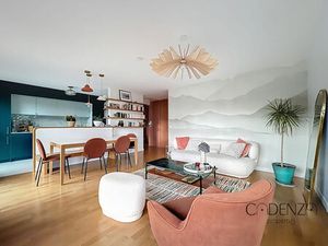 Appartement meublé de grand standing – Vue parc  3 chambres  parking – Asnières-sur-Seine 