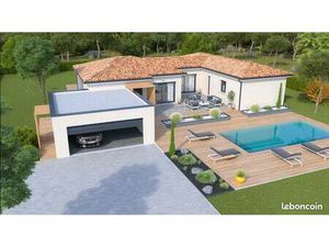 Terrain avec maison neuve à vendre