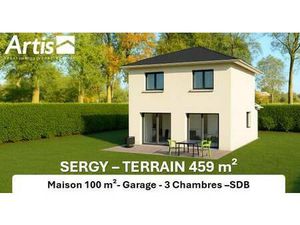 Terrain avec maison neuve à vendre