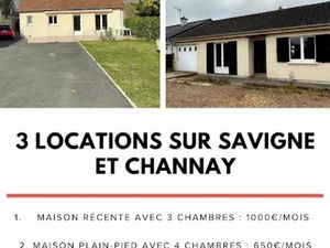 Location maison à Savigné-sur-Lathan (37340)  NaN €