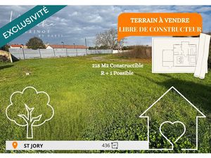 Vente terrain 436 m² à Saint-Jory (31790)  105 200 €