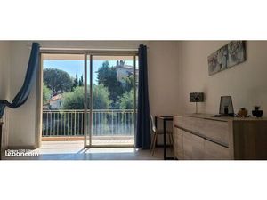 Grand T1+terrasse et cave