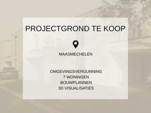 Projectgrond met goedgekeurde plannen voor 7 woningen