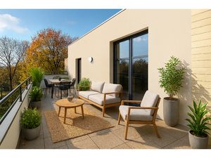 SUPERBE T.4 AVEC TERRASSE-GARAGE DOUBLE ET 3 PARKINGS